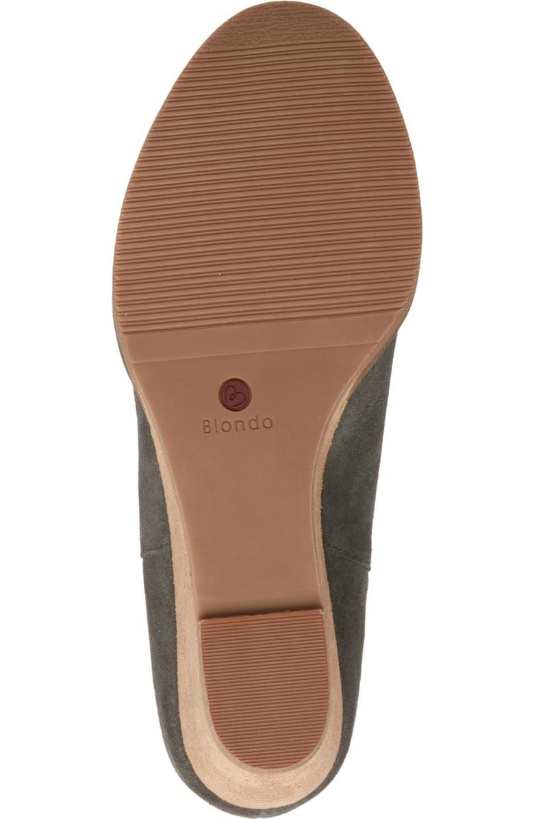 Blondo Irving Waterproof Wedge Bootie, Alternate, color, Dark Grey Suede