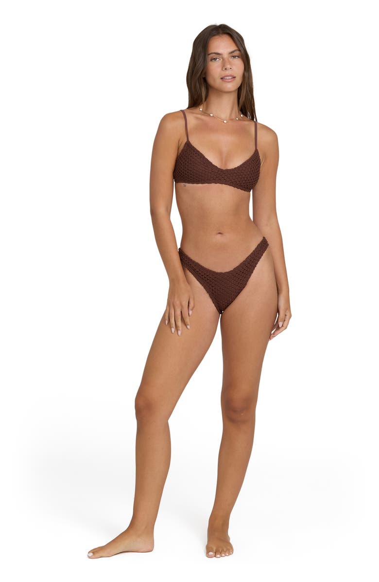 Billabong Twisted Tides Maui Bikini Bottoms, Alternate, color, Espresso