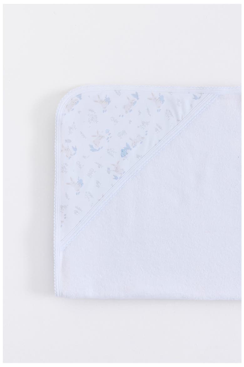 Small Bunny Towel, Alternate, color, White
