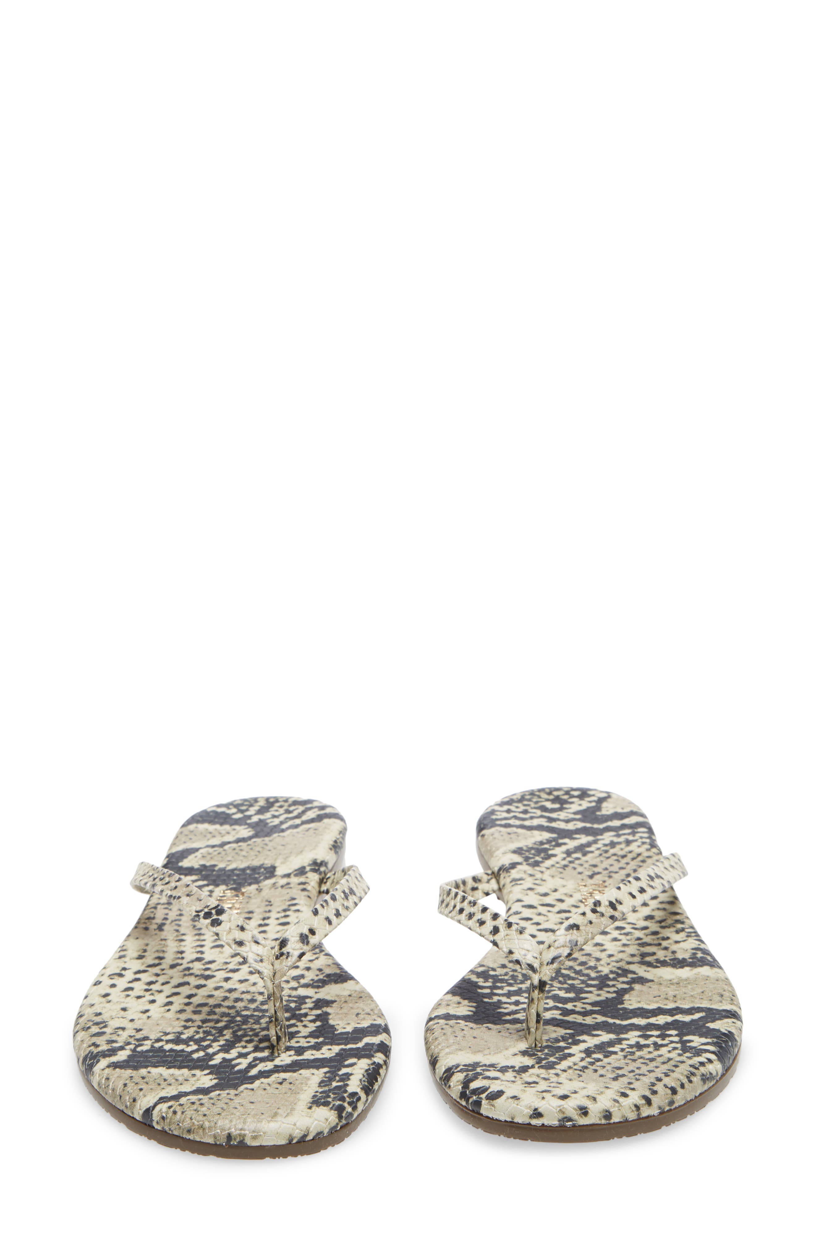'Studio' Flip Flop, Alternate, color, SAND SNAKE