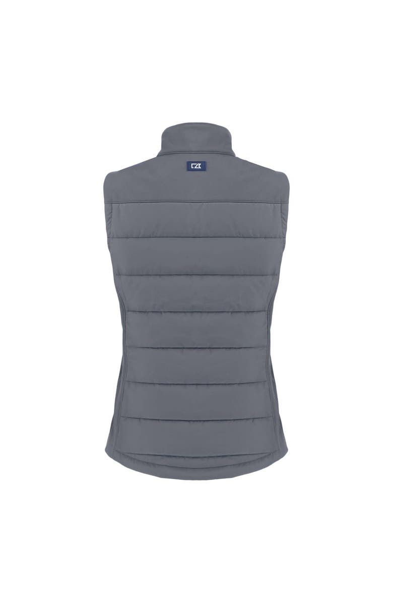 Cutter & Buck Women's Cutter & Buck Steel Kansas City Royals Evoke Hybrid Eco Softshell Recycled Full-Zip Vest, Alternate, color,