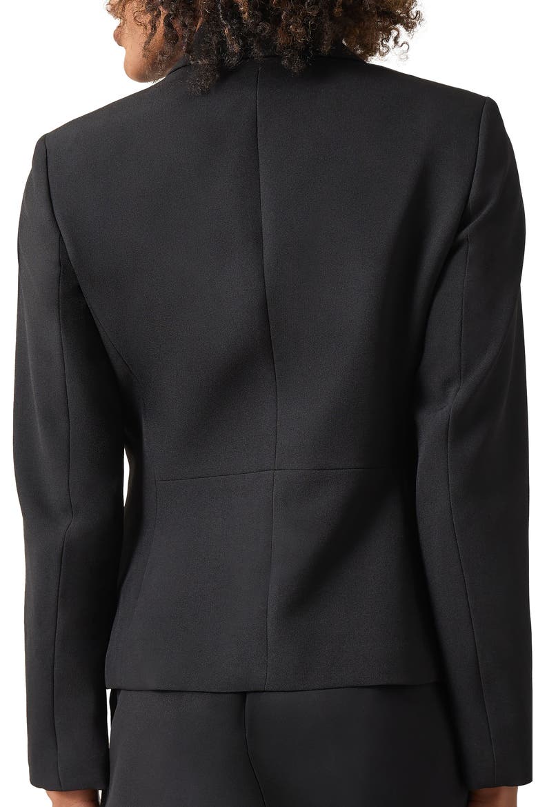 Two-Button Blazer, Alternate, color, BLACK