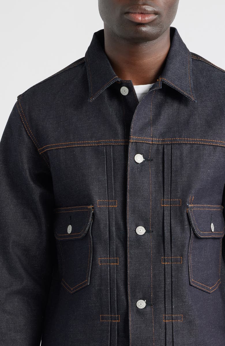 EDWIN Denim Jacket, Alternate, color, Dry Indigo