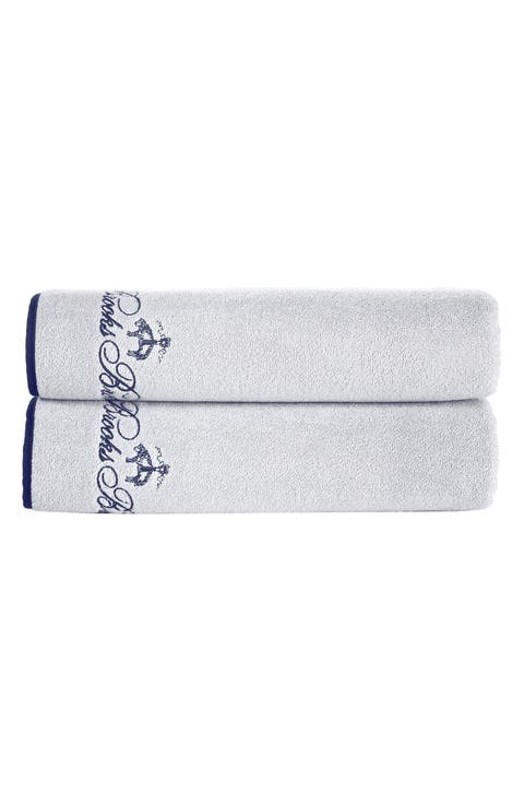 Set of Two Cotton Bath Towels