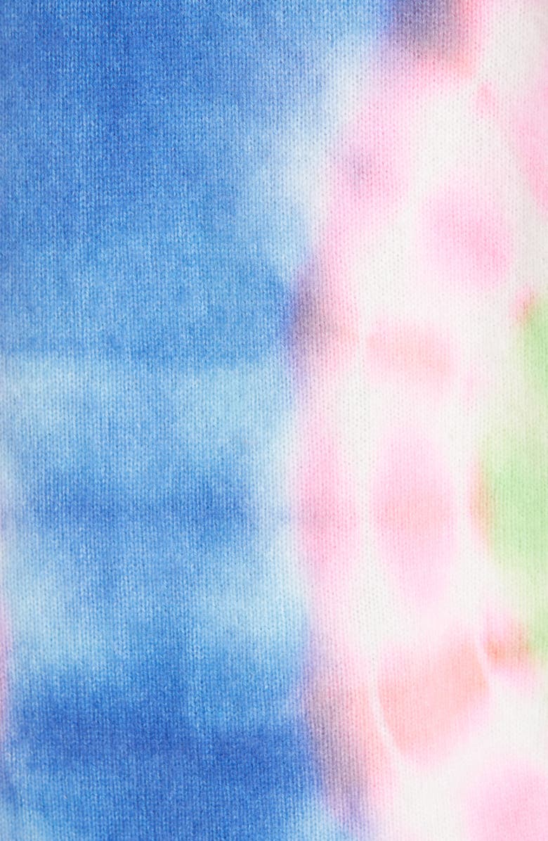 The Elder Statesman Olympus Tie Dye Cashmere Cardigan, Alternate, color, 