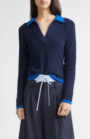 MONSE Doubled Cashmere Polo