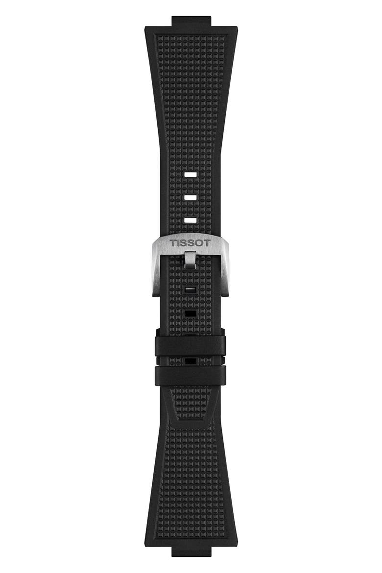 PRX Powermatic 80 Rubber Strap Watch, 40mm, Alternate, color, BLACK