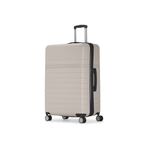 Bugatti Lisbon Hardside Check-in Large Luggage With Expansion In Latte