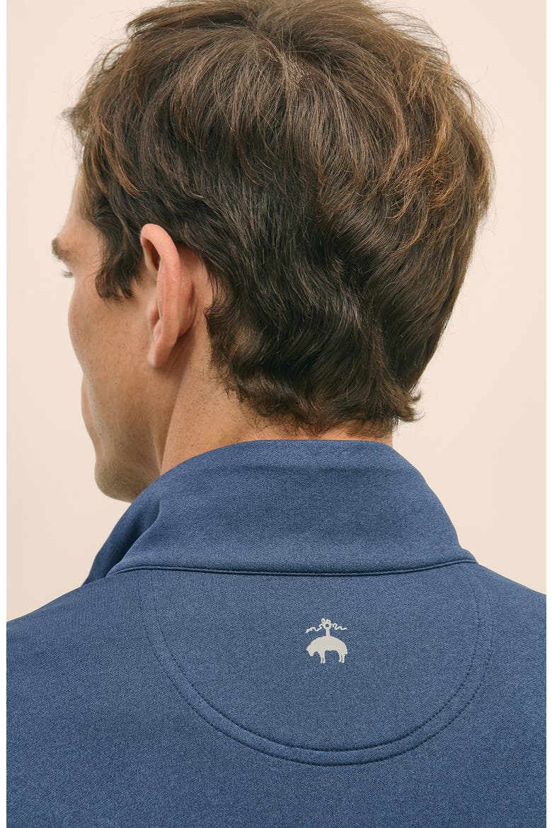 Half Zip Pullover, Alternate, color, NAVY HEATHER