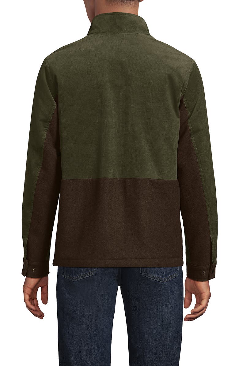 Lands' End Mixed Media Cord Jacket, Alternate, color, Woodland/Walnut Brown