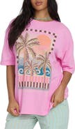 Billabong Feel The Heat Graphic Oversize Cotton T-Shirt