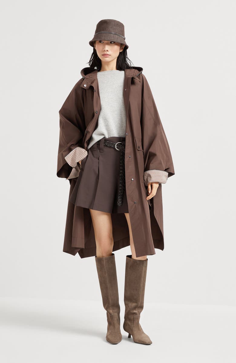 Brunello Cucinelli Parka with monili, Alternate, color, Pine Cone Brown