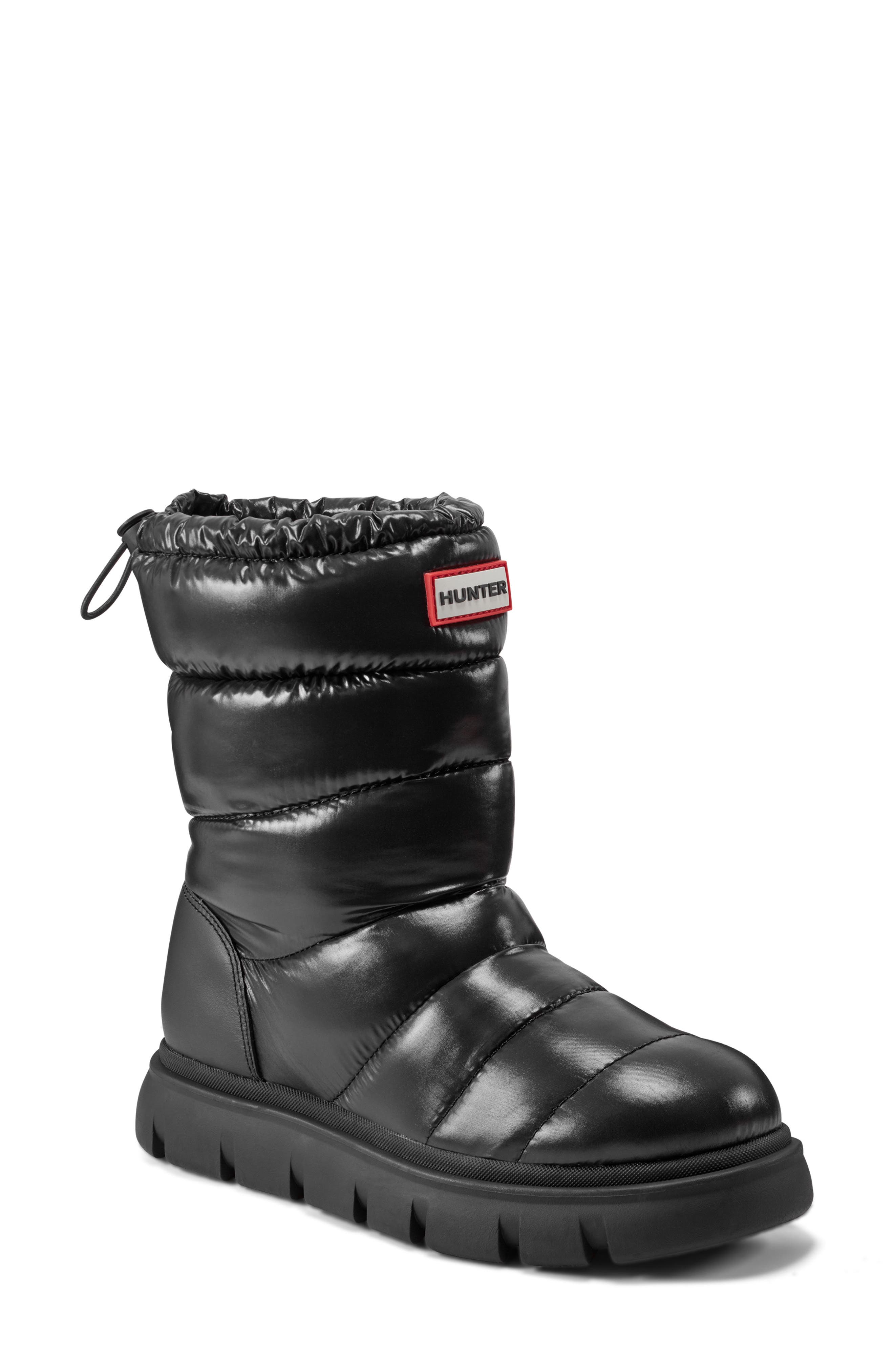 Hunter Maribel Insulated Waterproof Snow Bootie, Main, color, 