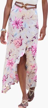 LASCANA Women's Ruffled Maxi Skirt