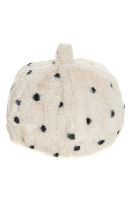 Cara Kids' Faux Fur Beret In White