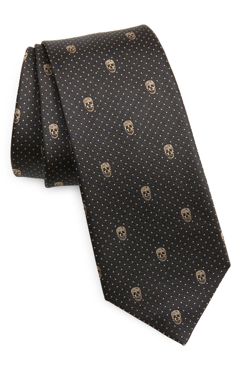 McQueen Alexander McQueen Skull Silk Tie | Nordstrom
