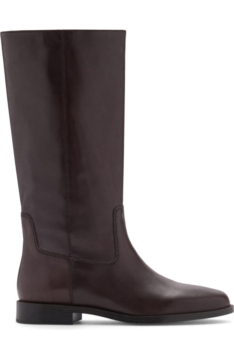 MANGO Knee High Boot, Alternate, color, Chocolate