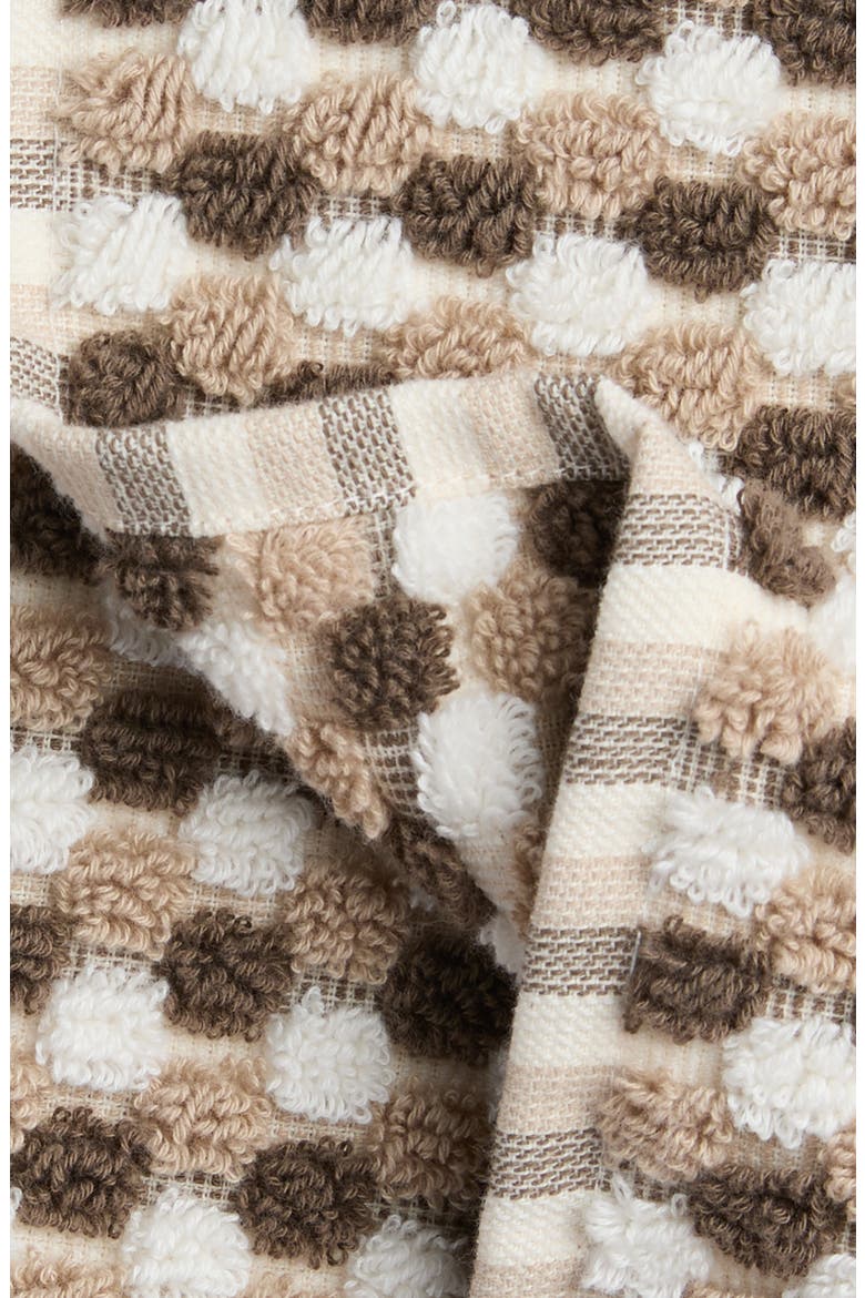 Organic Mosaic Towel, Alternate, color, ASH AND TOAST