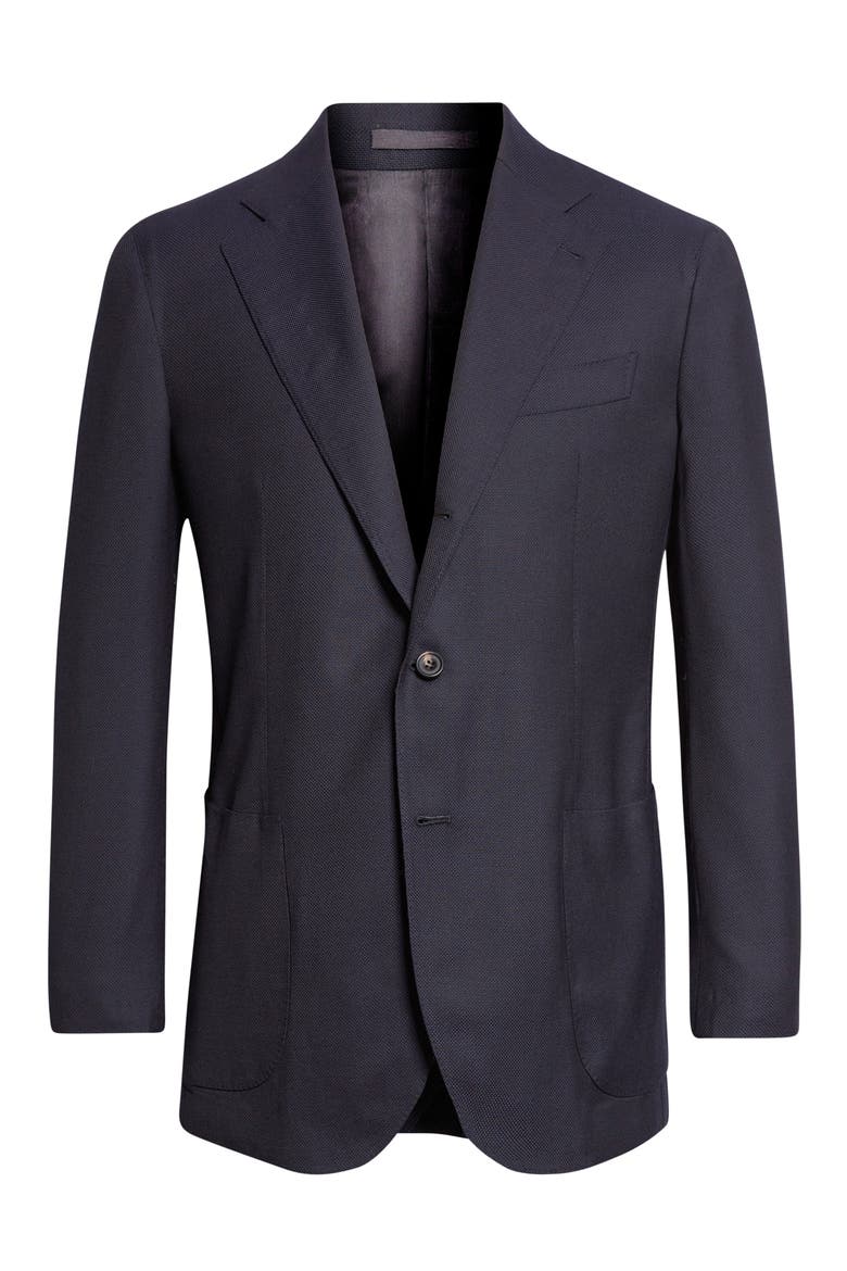 Hopsack Jacket, Alternate, color, NAVY