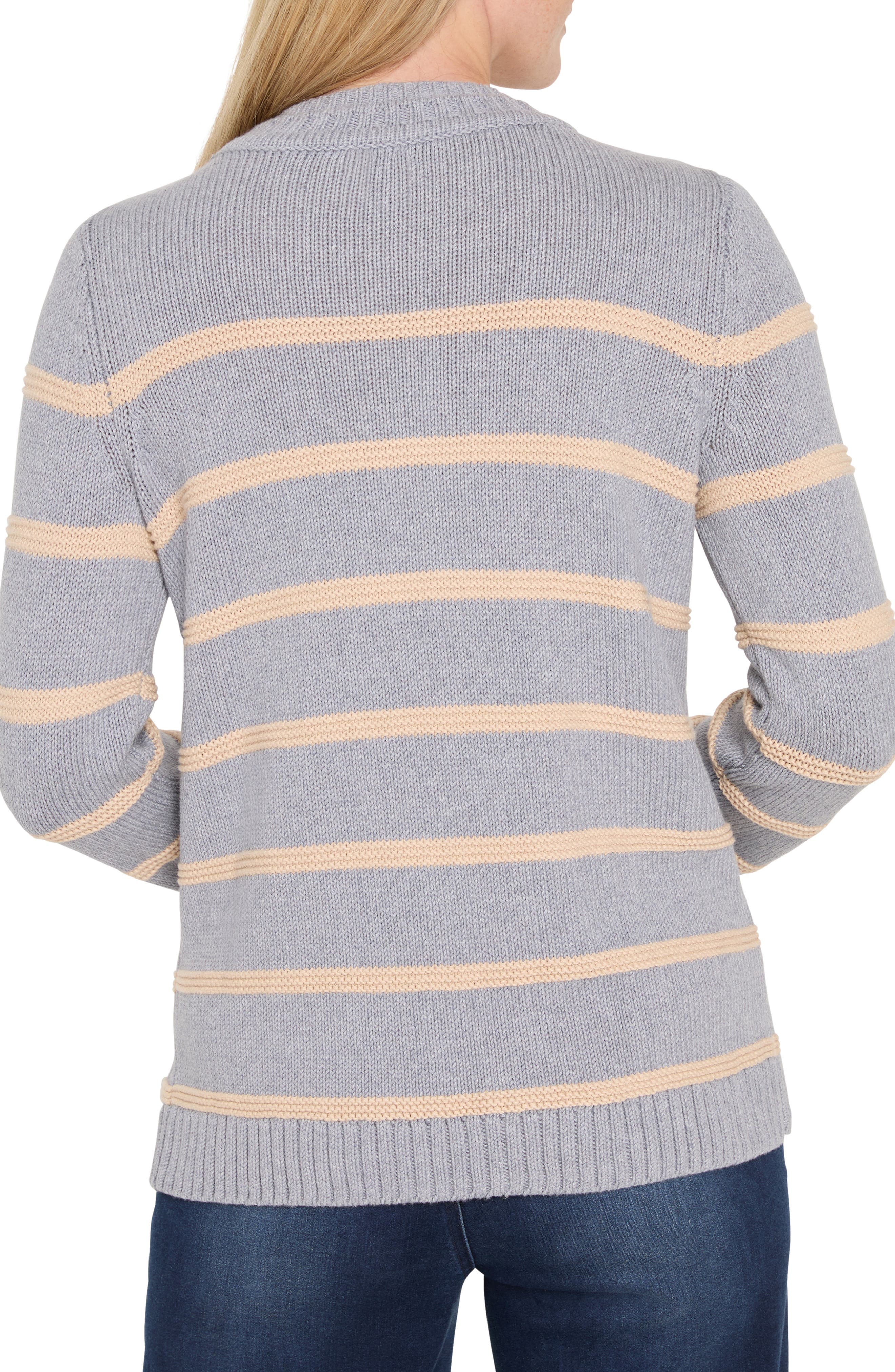 Go to Stripe Cotton Sweater - image 2
