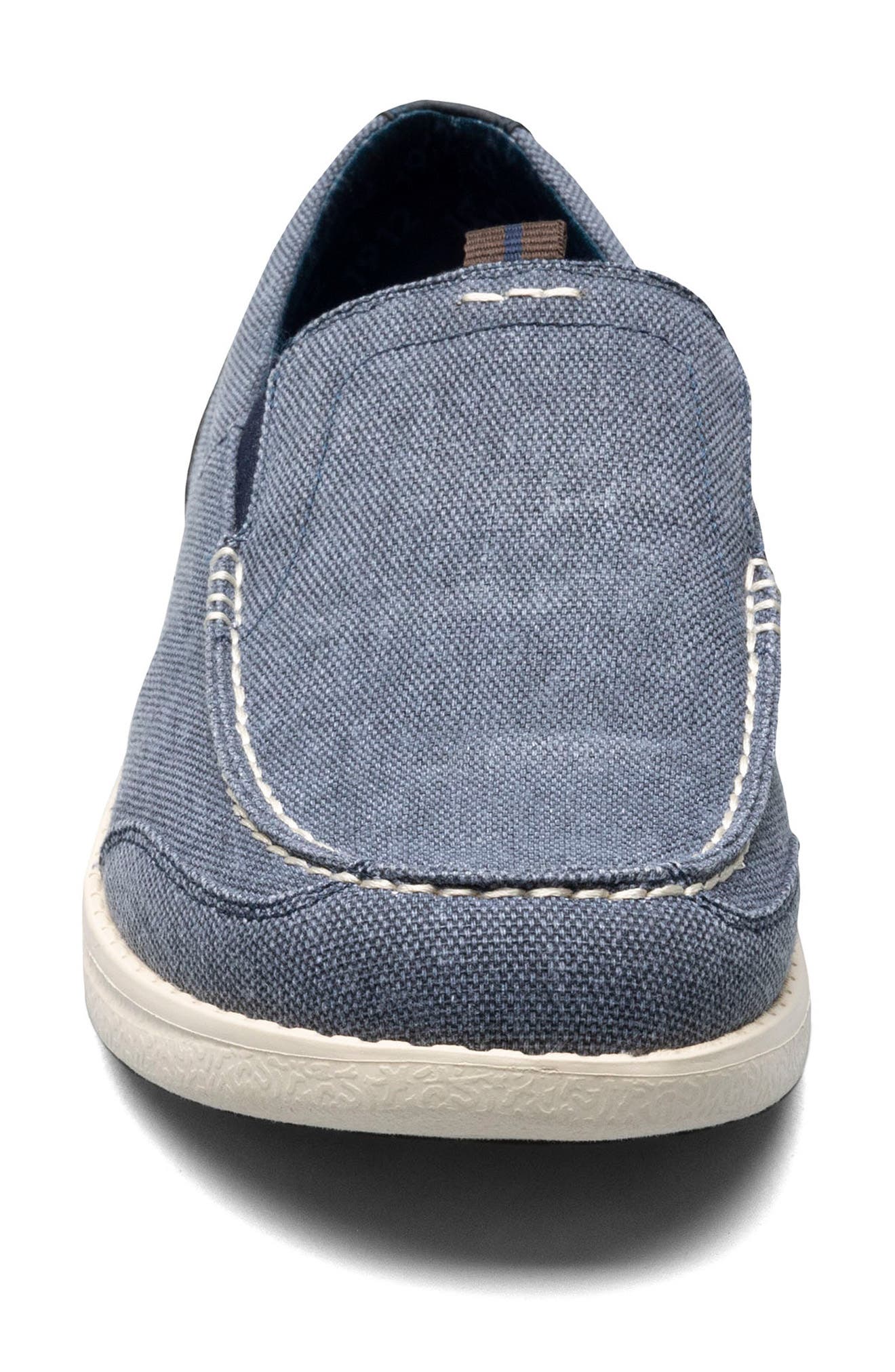 Brewski Organic Cotton Slip-On Sneaker- Wide Width Available, Alternate, color, NAVY