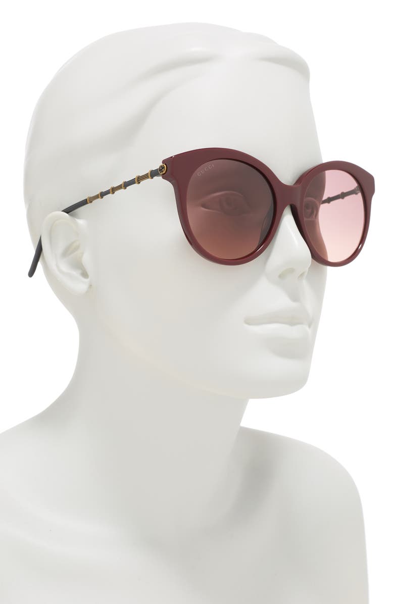Gucci 55mm Round Sunglasses, Alternate, color,