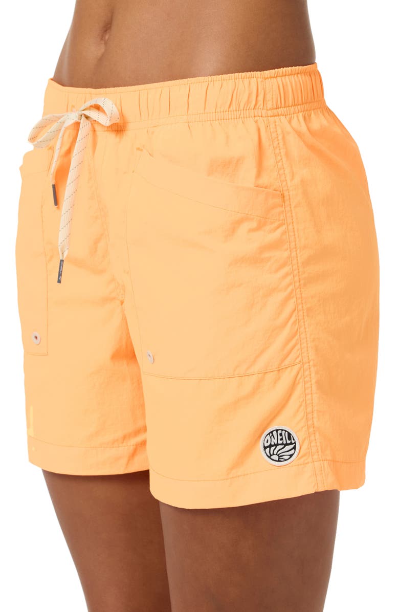 O'Neill Wedge Board Shorts, Alternate, color, Neon Apricot Nectar