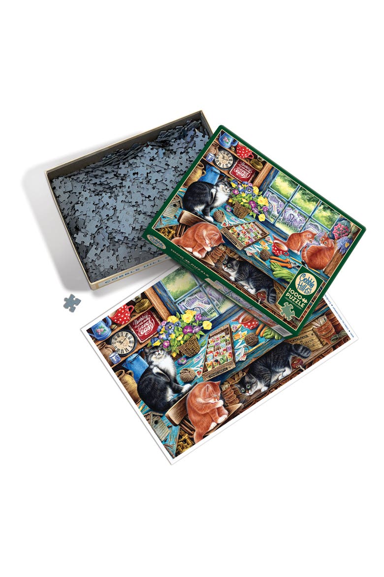 Cats Retreat 1000 Piece Puzzle, Alternate, color, Multicolored