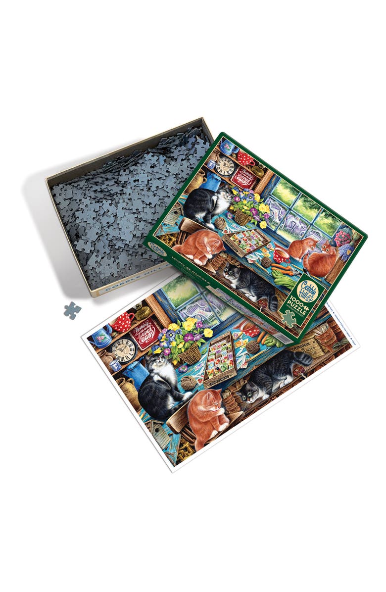 Cobble Hill Cats Retreat 1000 Piece Puzzle, Alternate, color, Multicolored