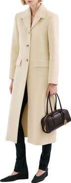 MANGO Wool Blend Coat