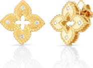Roberto Coin Venetian Princess Diamond Stud Earrings