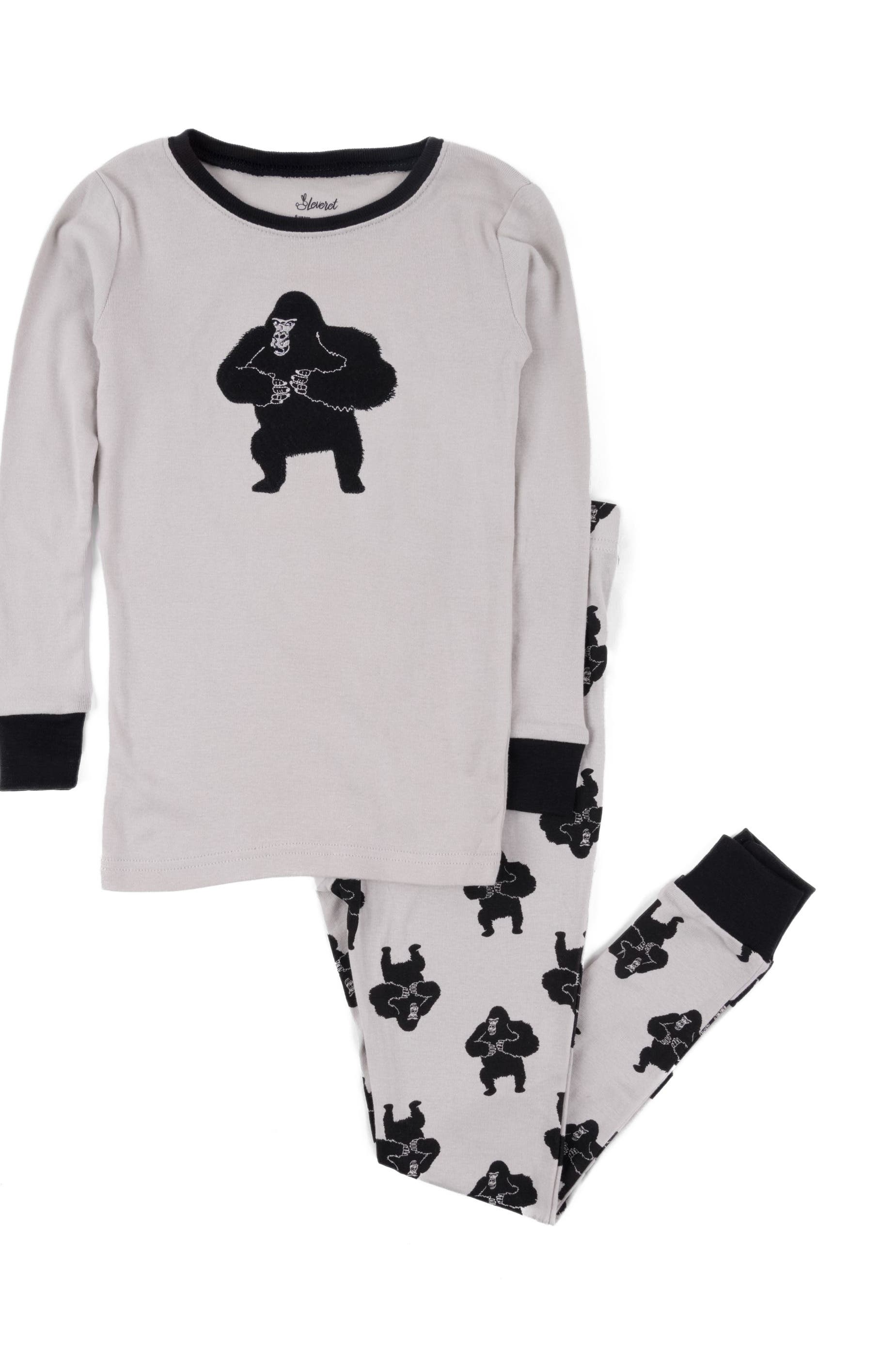 Leveret Gorilla 2-Piece Pajama Set (Men) | Nordstromrack