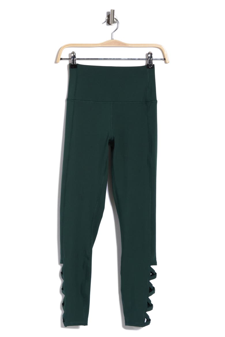 Interlock Dominion High Waist 7/8 Leggings, Main, color, FOREST NIGHT