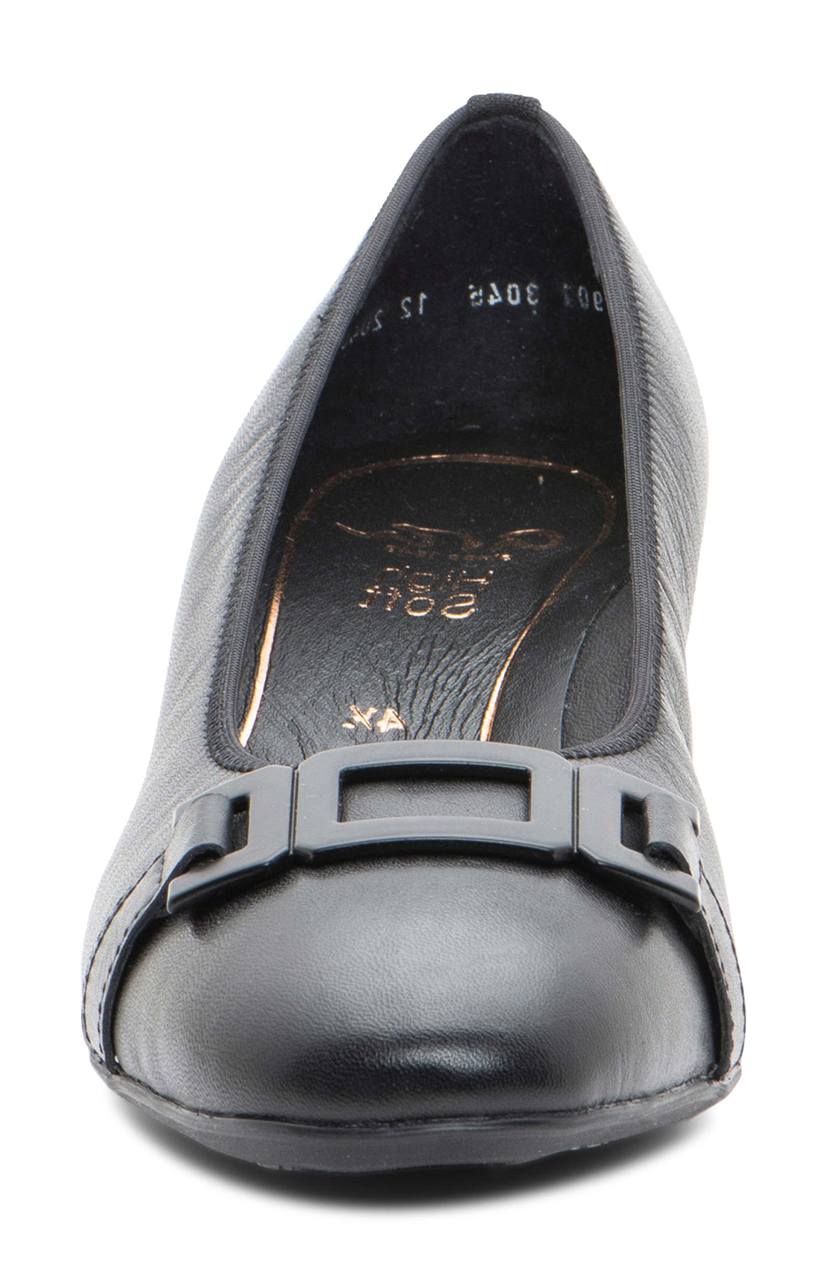 ara Gallant 2 Pump, Alternate, color, Black/Leather