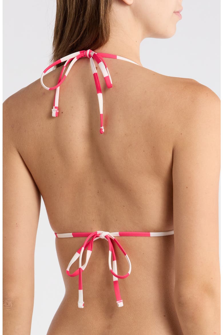 Balmy Reversible Bikini Top, Alternate, color, RED