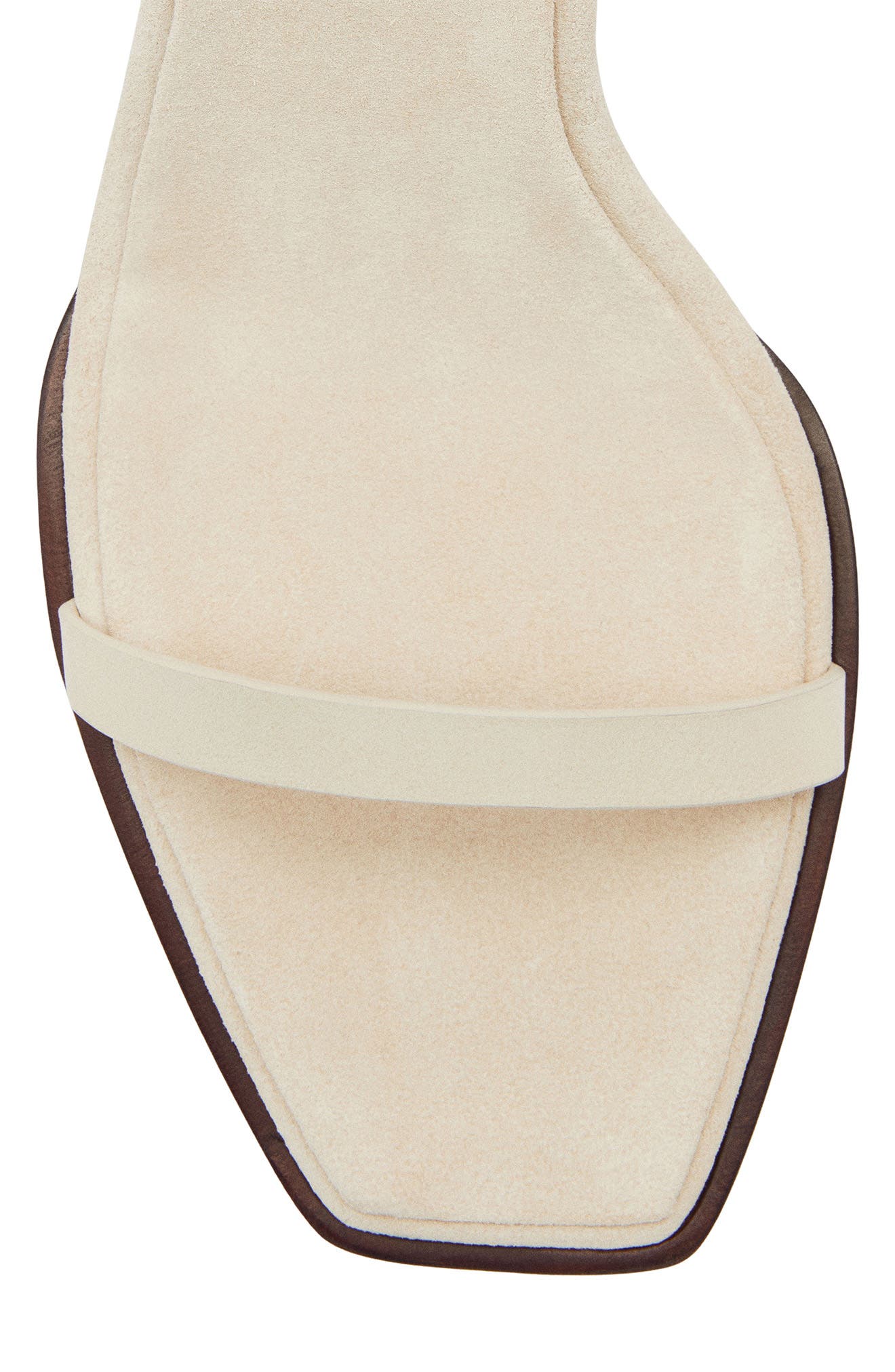 Lina Wedge Sandal, Alternate, color, ALMOND LEATHER