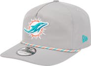 New Era Men's New Era Gray Miami Dolphins Rope 19TWENTY Hat