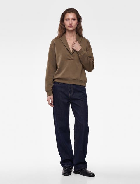V Neck Sweatshirt