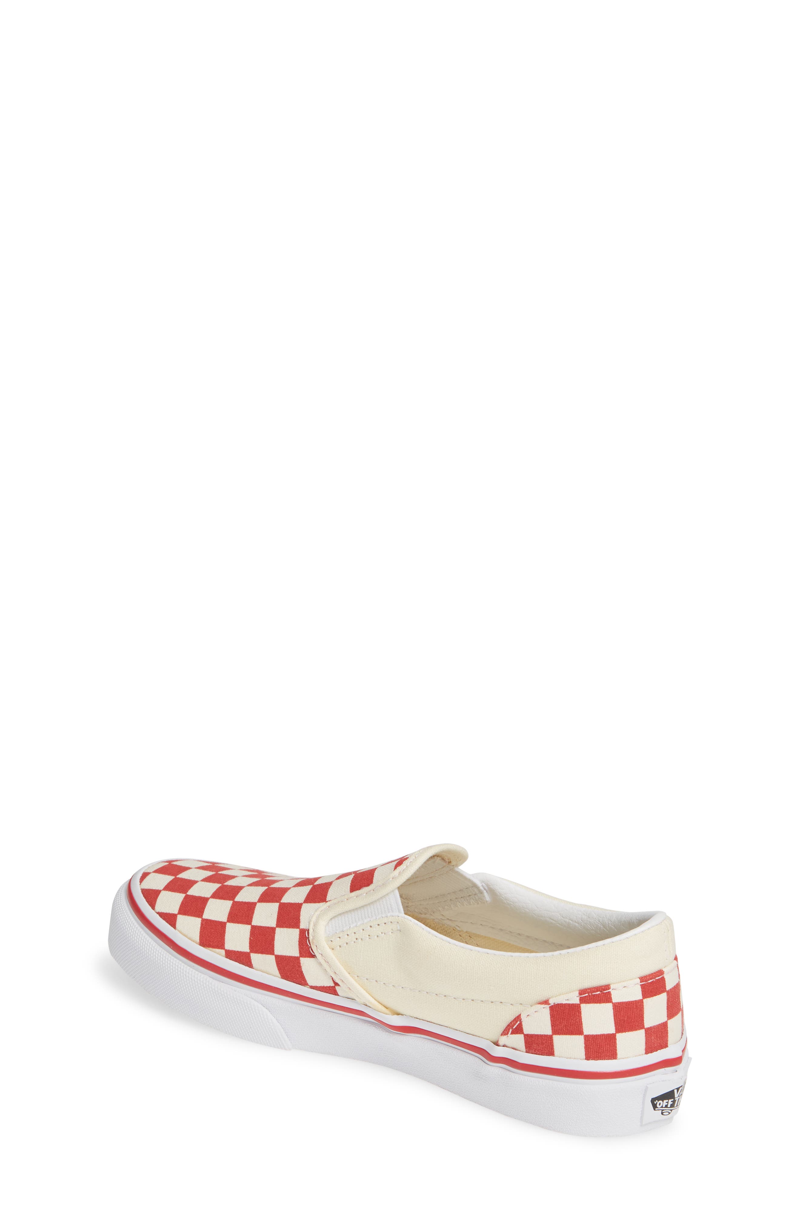 Vans Classic Checkerboard Slip-On Sneaker, Alternate, color, 