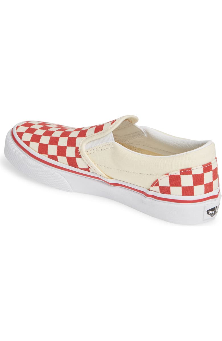 Vans Classic Checkerboard Slip-On Sneaker, Alternate, color,