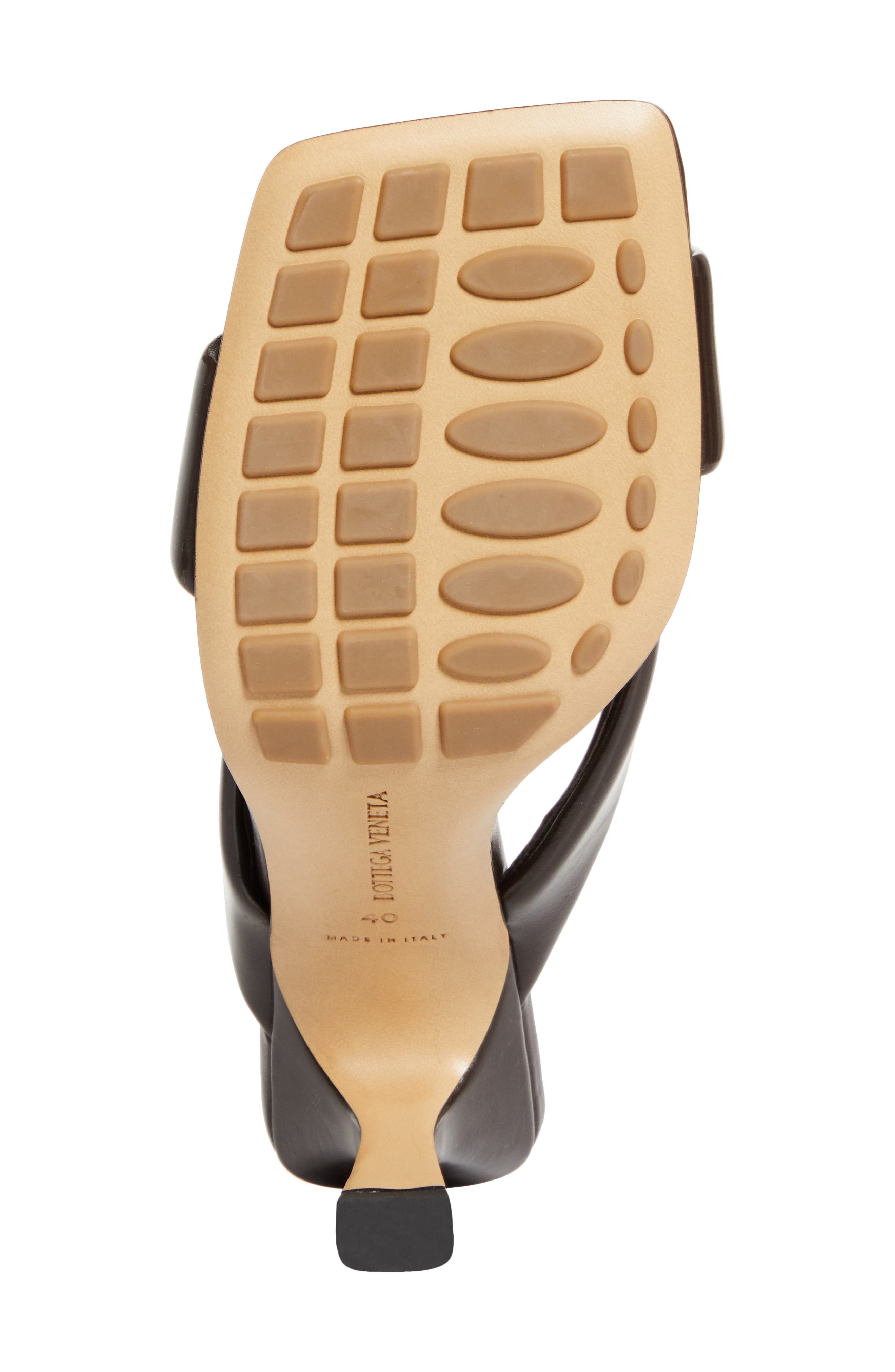 Bottega Veneta Riva Crossover Strap Sandal, Alternate, color, Fondant