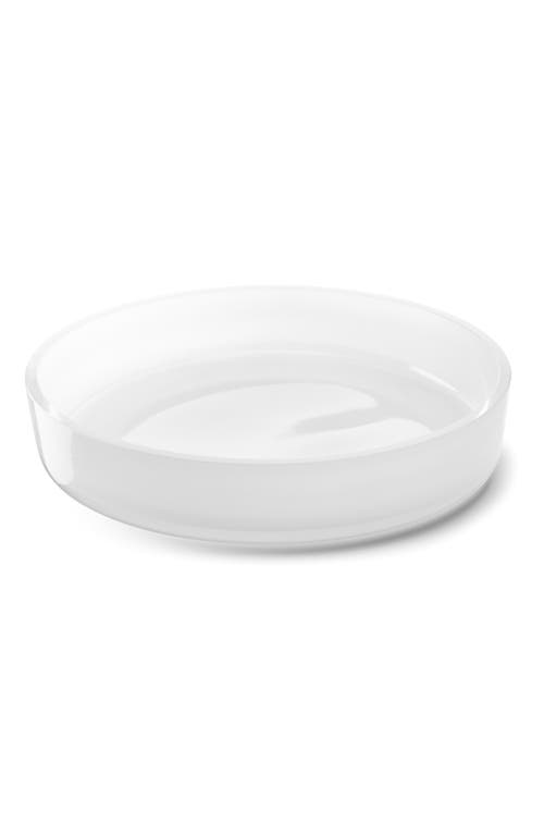 Lsa Collective Low Glass Bowl In White