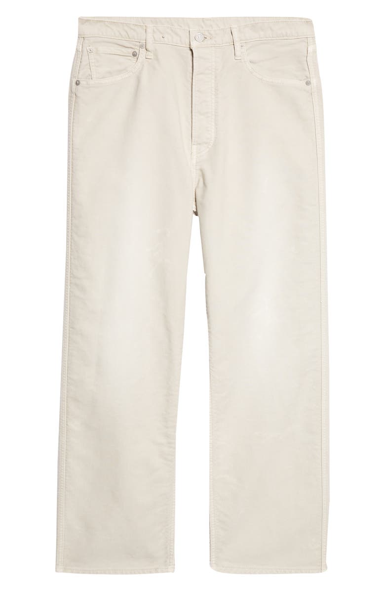 VISVIM Fluxus 01 Corduroy Wide Leg Pants, Main, color, Ivory