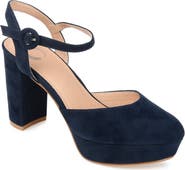 Journee Collection JOURNEE Roslynn Almond Toe Pump