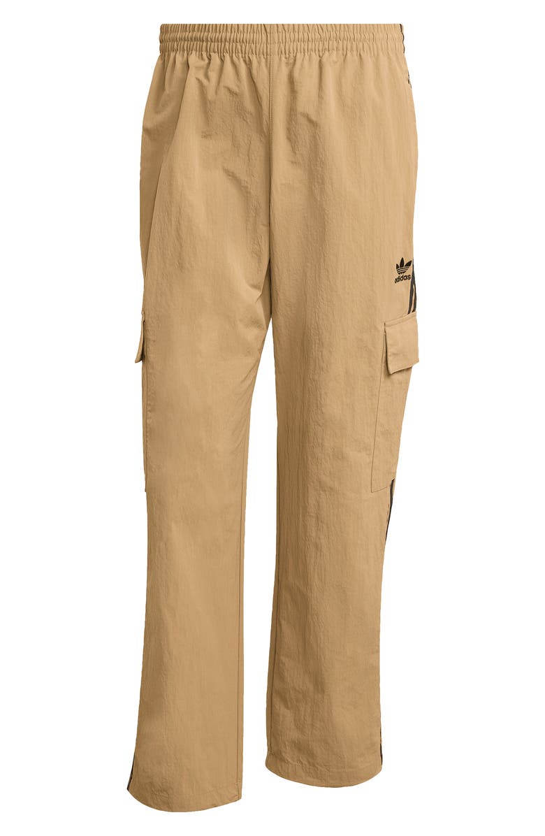 adidas 3-Stripes Recycled Nylon Cargo Pants, Alternate, color, 