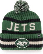 '47 Men's '47 Green New York Jets Bering Cuffed Knit Hat with Pom