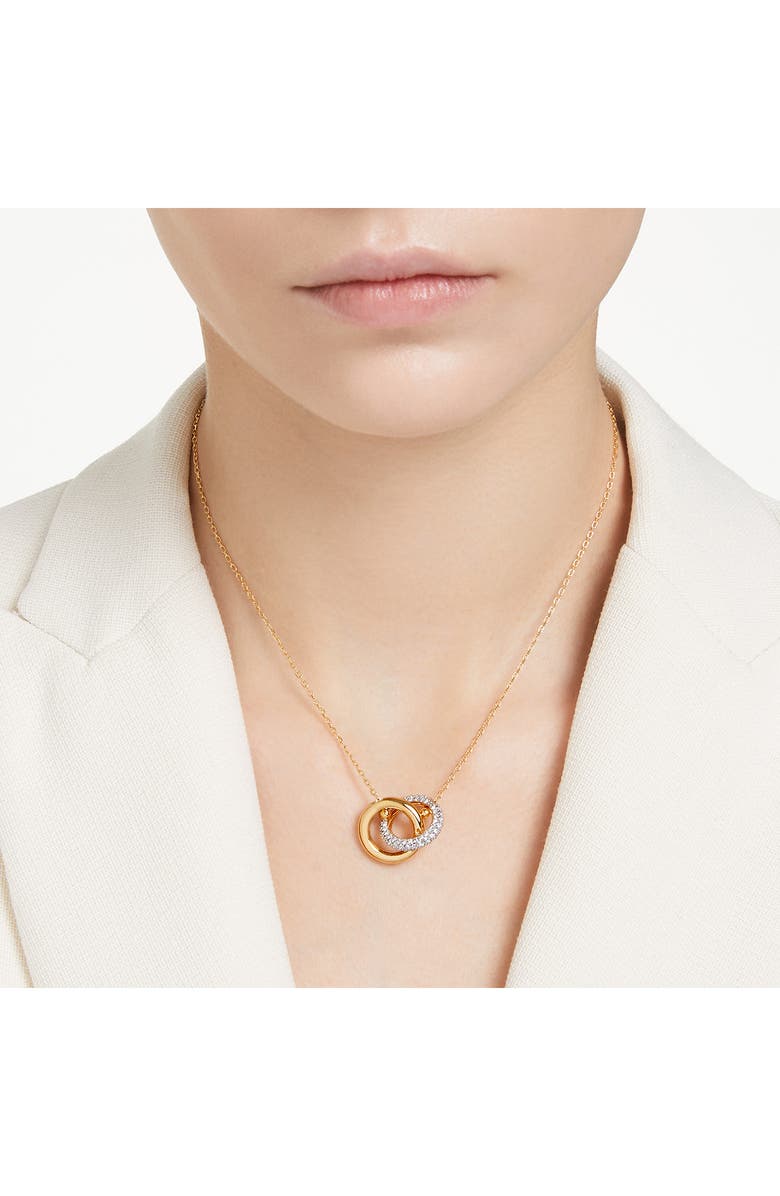 Swarovski Dextera Interlink Pendant Necklace, Alternate, color, 