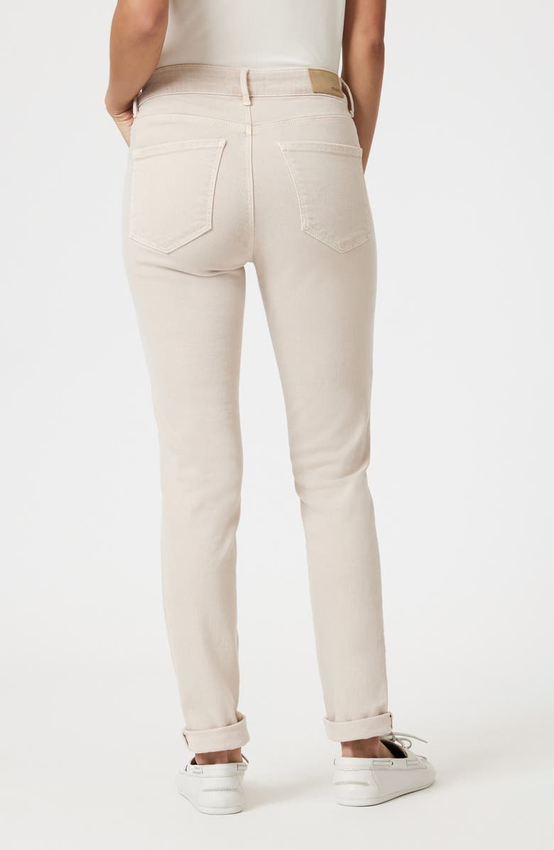 Mavi Jeans Kathleen Mid Rise Slim Jeans, Alternate, color, Beige Flex Blue