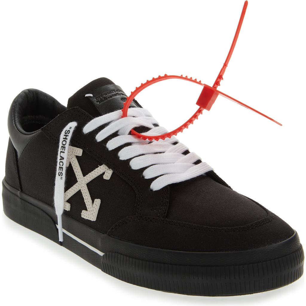 Shop Off-white New Vulcanized Low Sneaker In Black - White