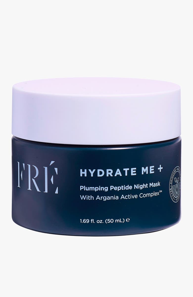FRÉ Skincare HYDRATE ME + Plumping Peptide Night Mask, Main, color, Light Pink